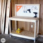 How To Build A DIY Mobile Workbench With Shelves