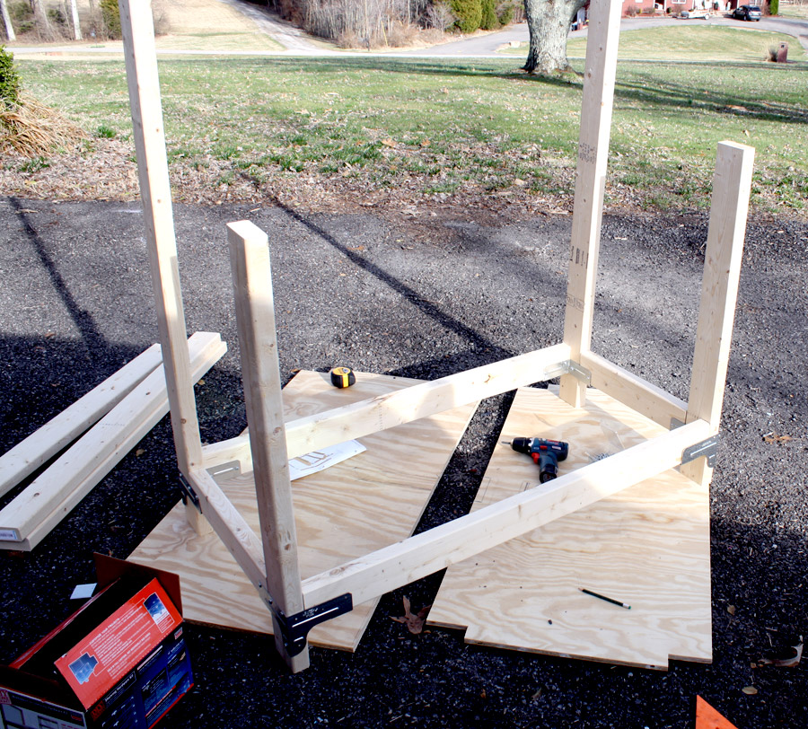 DIY workbench carcass