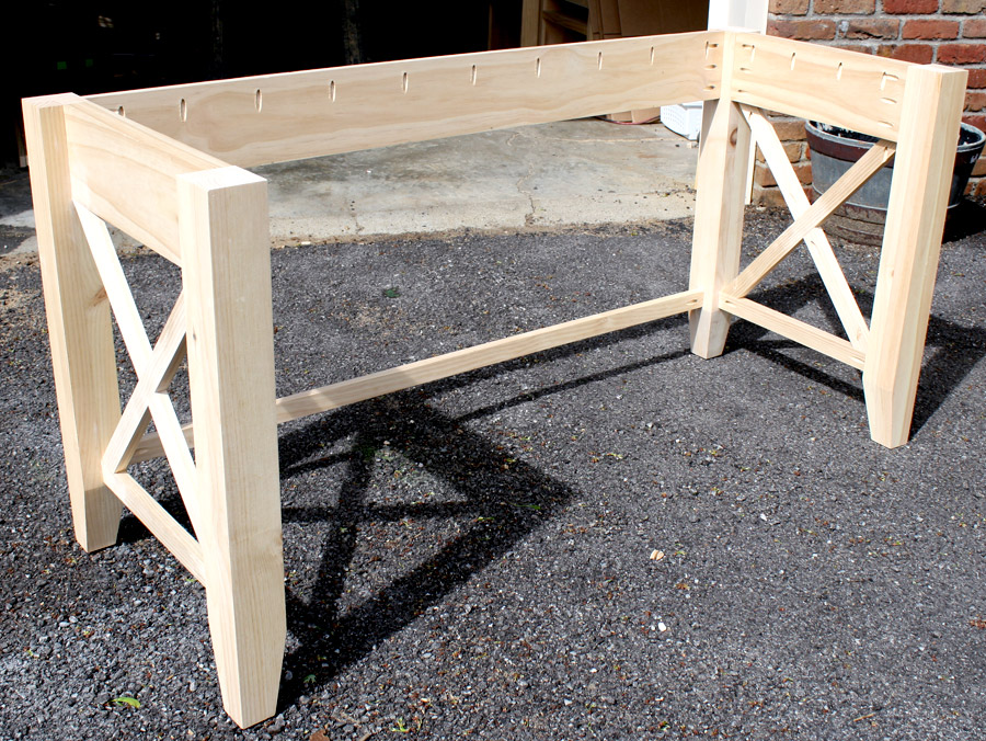 DIY Writing Desk--{BUILDING PLANS & VIDEO TUTORIAL!}