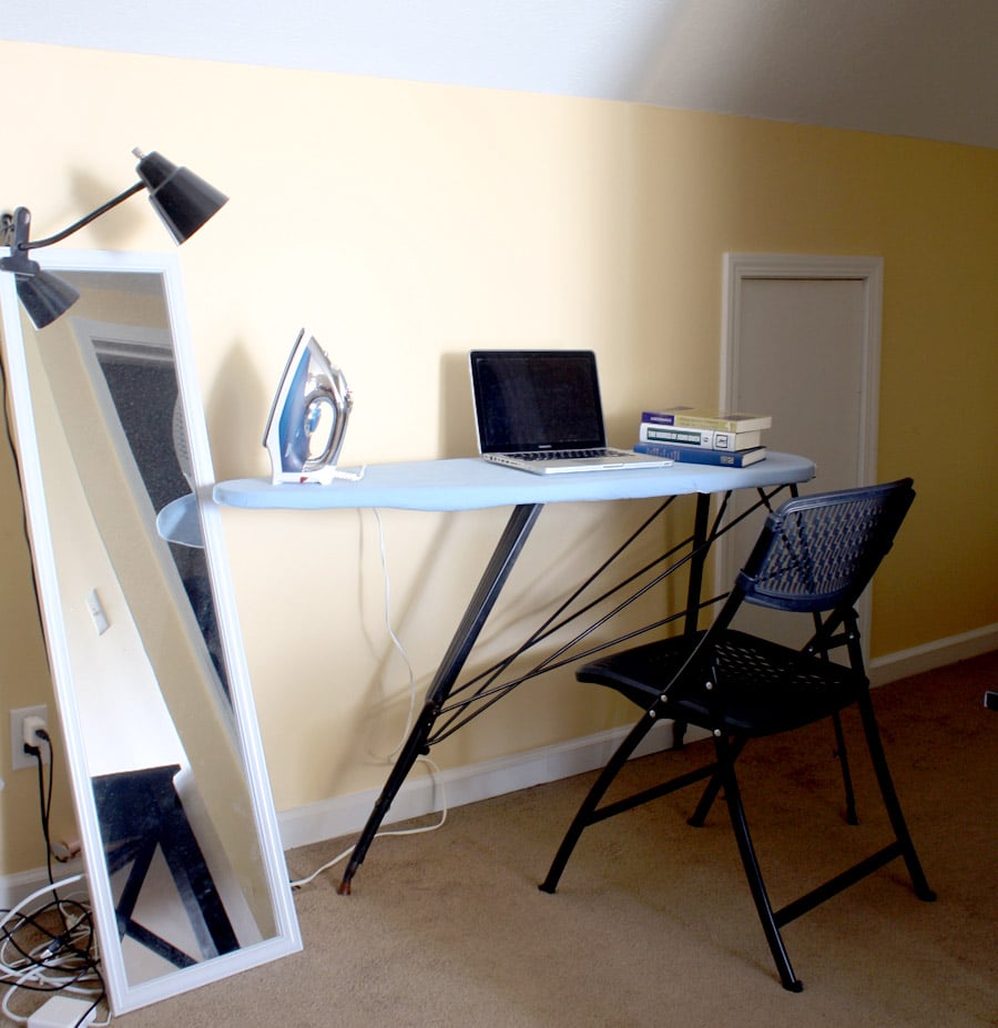 Diy folding store standing desk