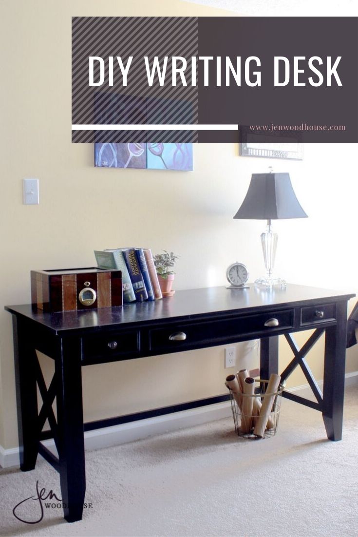 DIY Modern Writing Desk 