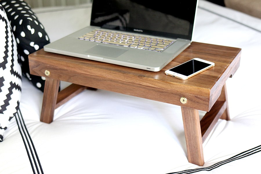 Lap Desk Bed Breakfast Table Folding Serving Tray Laptop 