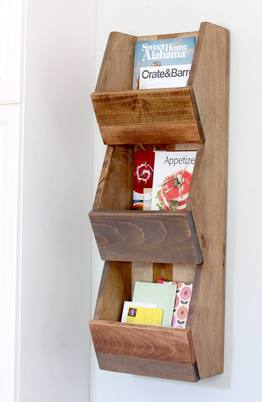 DIY Entryway Organizer - Wood and Pipe Entryway Stand