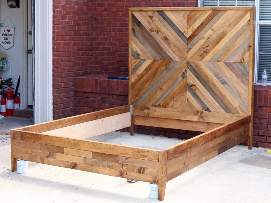 Alexa reclaimed shop wood bed