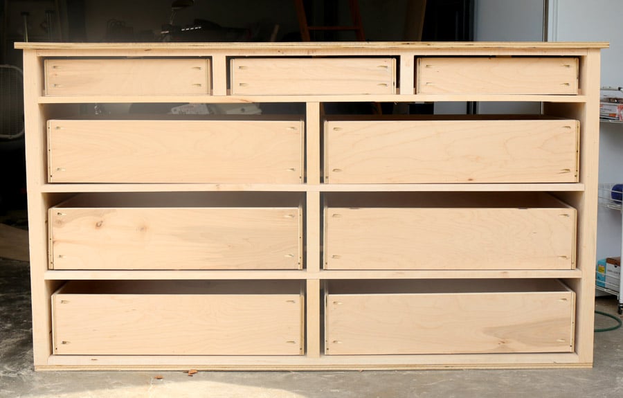 How To Build A Mid-Century Modern Dresser--FROM 2x4s And PLYWOOD ...