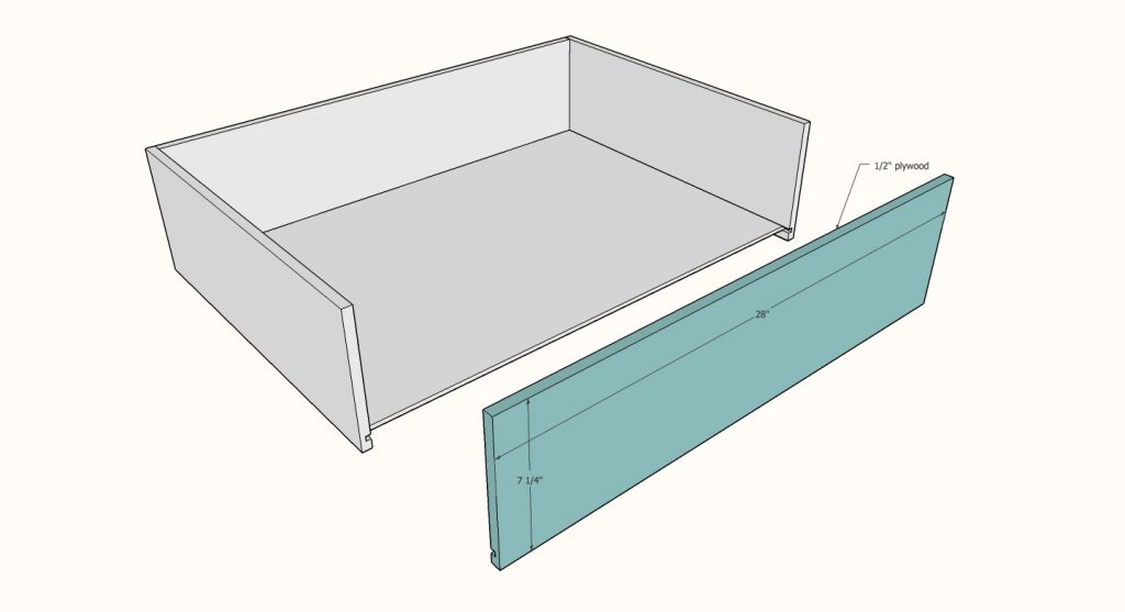 How to build a drawer