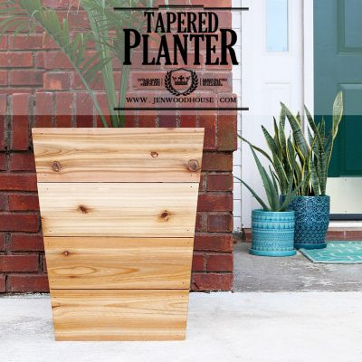 $10 Tapered Cedar Planter
