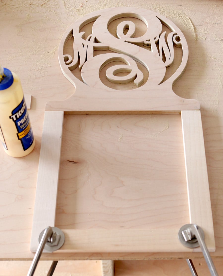 PB Teen-inspired monogram wall jewelry storage