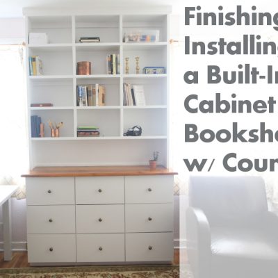How To Build A Built-In Bookcase: Part Five