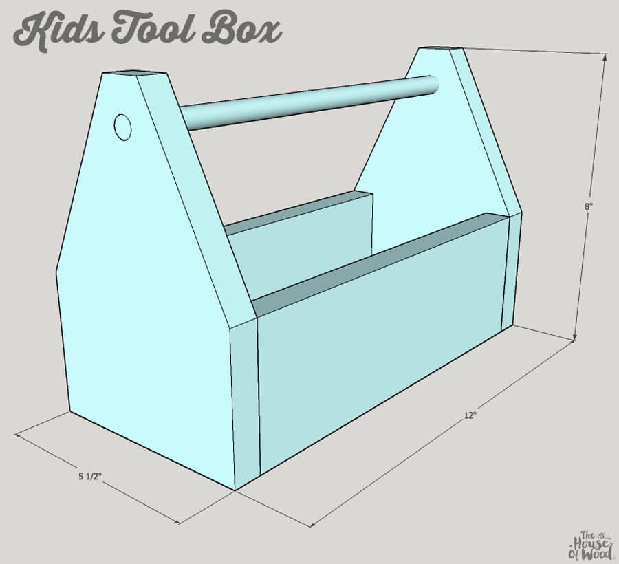 wooden tool box for toddlers