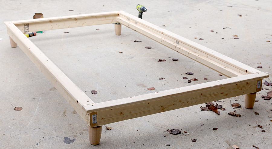 Diy Twin Platform Bed, How To Build A Low Profile Bed Frame