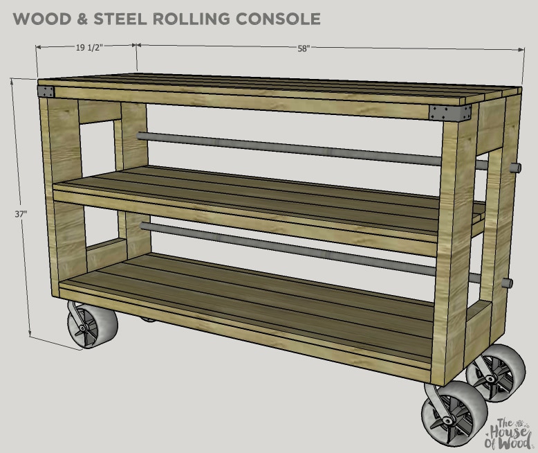 How to build a DIY Restoration Hardware-inspired wood and steel console with Simpson Strong-Tie