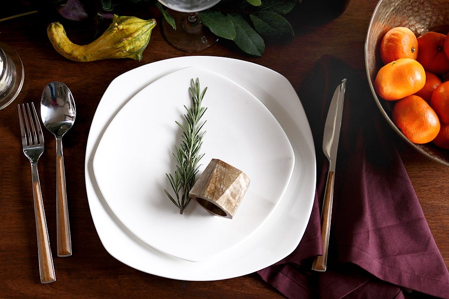 Thanksgiving table via Jen Woodhouse