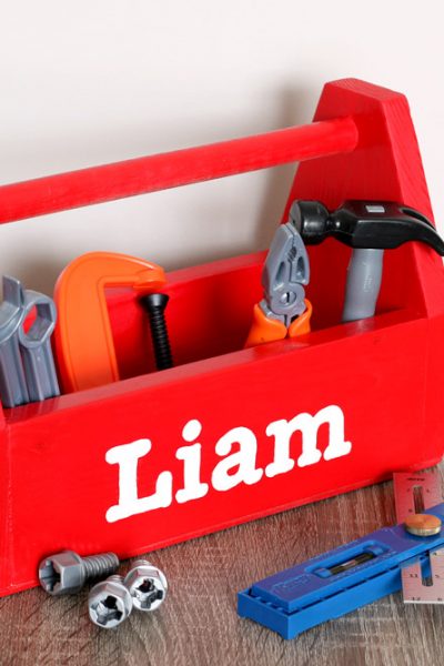 How to build a DIY kids tool box via Jen Woodhouse