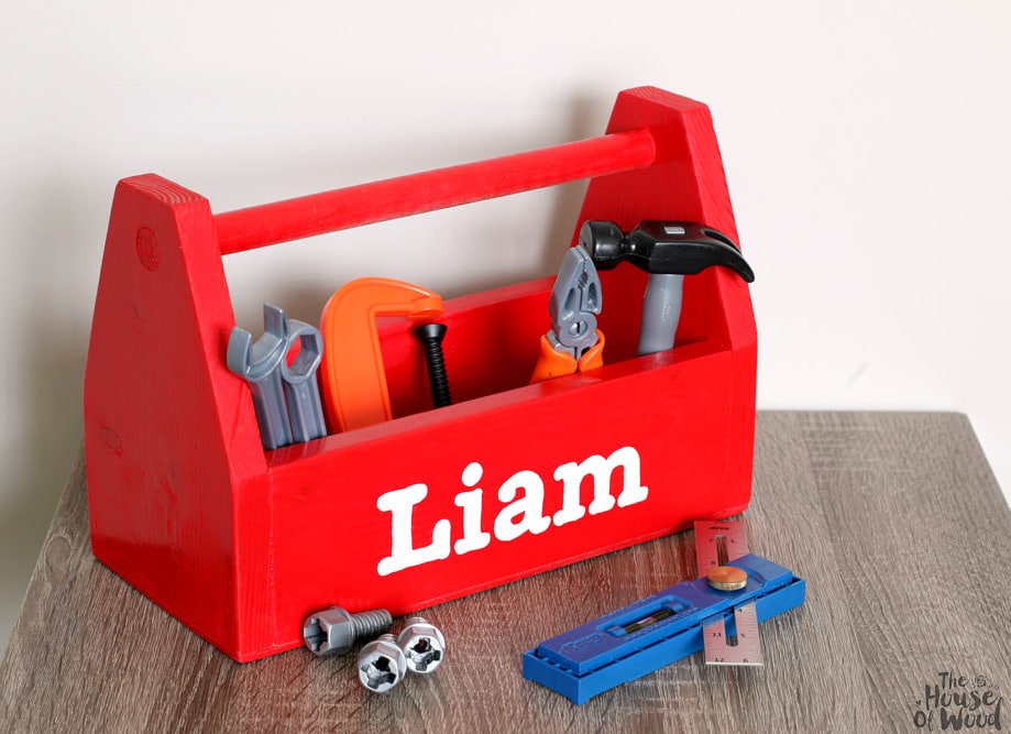 How to build a DIY kids tool box via Jen Woodhouse