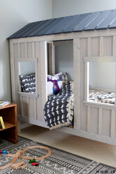 How to build a DIY cabin bed - Jen Woodhouse
