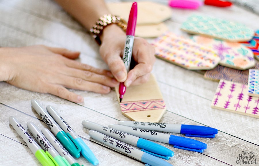 Wooden Gift Tags with Sharpie