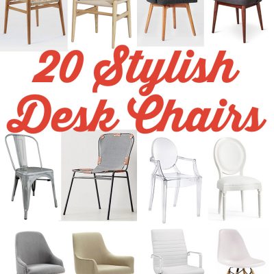 20 Stylish Desk Chairs
