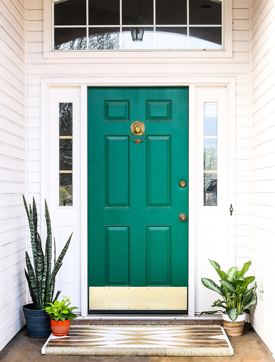 How to make a DIY tribal wooden doormat