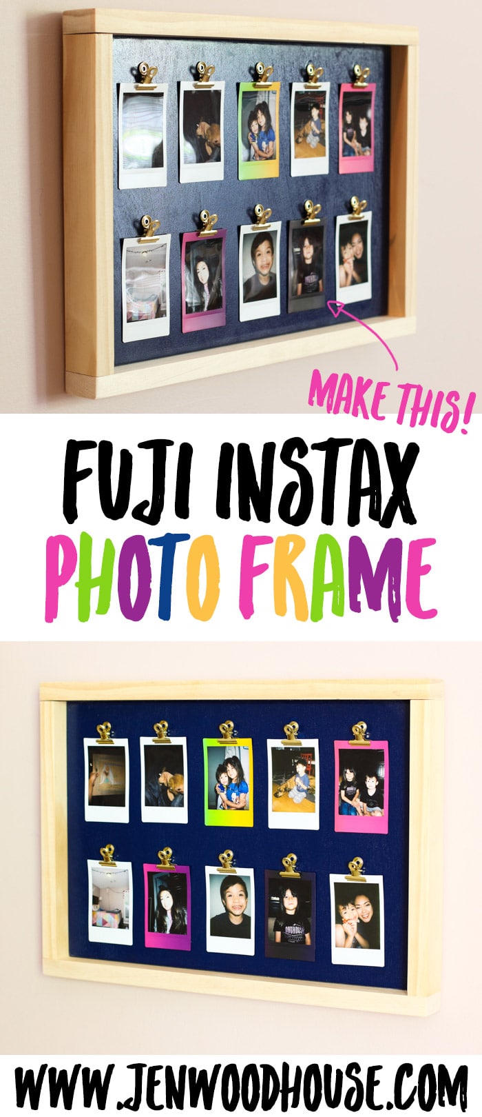 How to make a photo frame for Fuji Instax photos