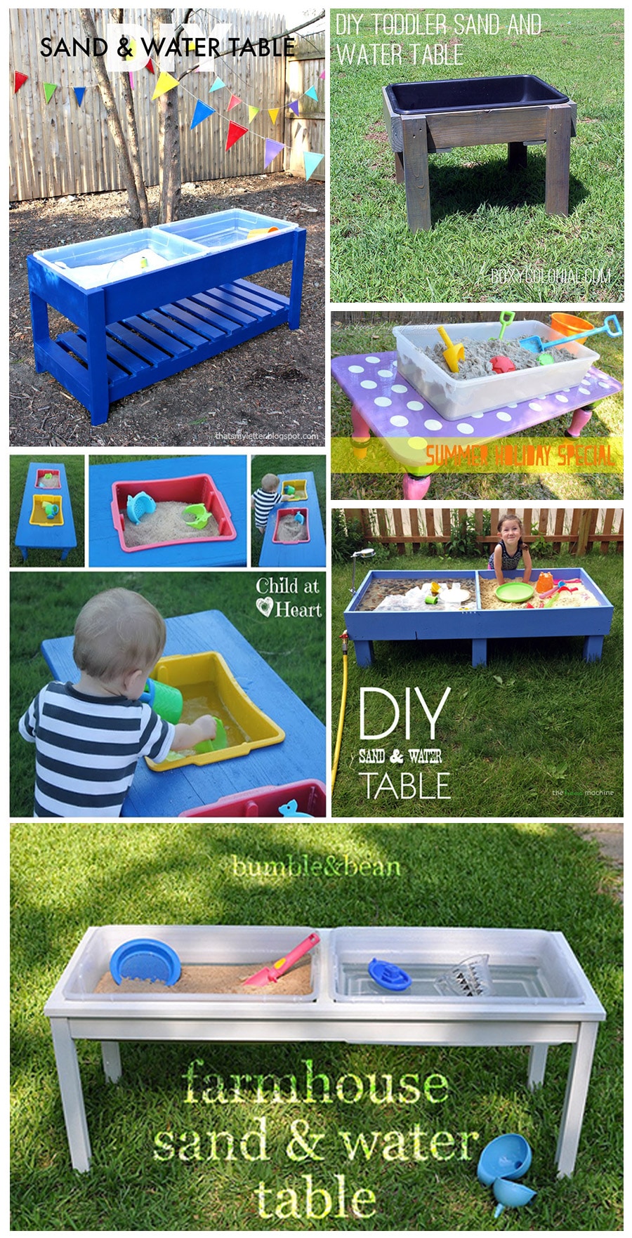 How to build a DIY sand and water table