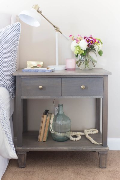 How to build a DIY nightstand - free plans and tutorial!
