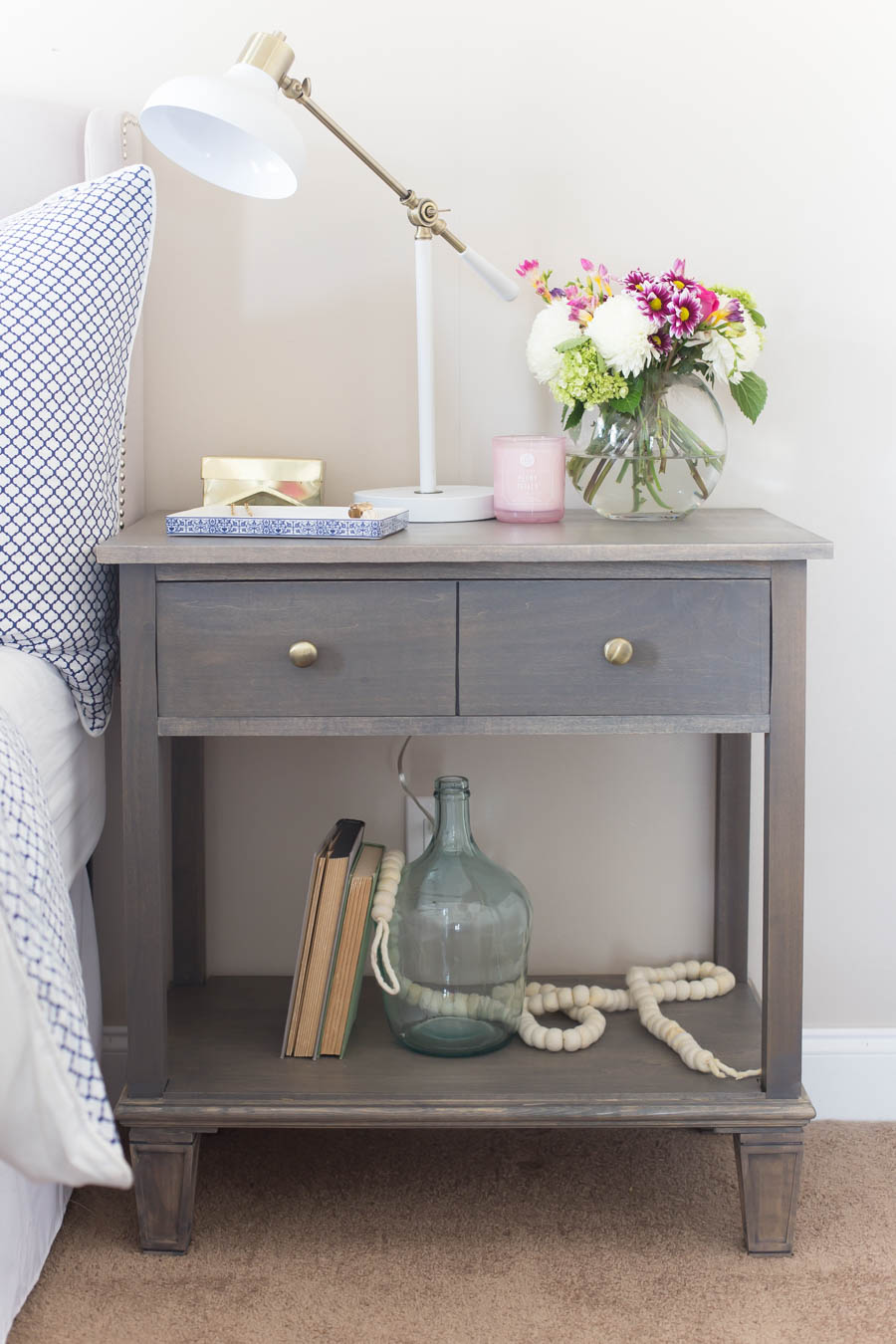 DIY Pottery Barn-Inspired Sausalito Bedside Table