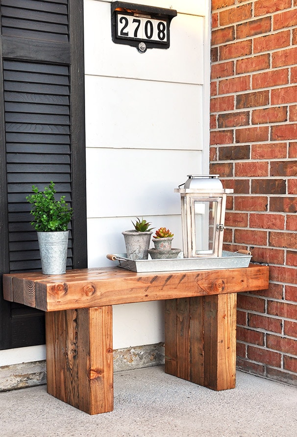 How to build a DIY outdoor bench