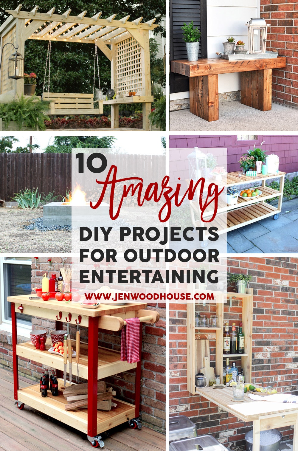 Spruce up your backyard with these 10 amazing DIY project ideas that will take your outdoor entertaining to the next level.