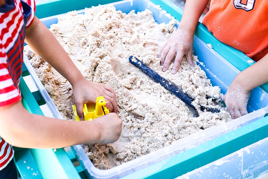 How to build a DIY sand and water table