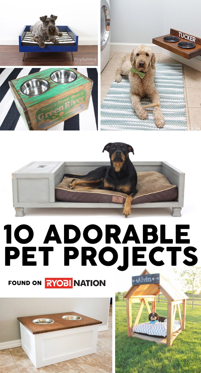 DIY Dog Food Station with Storage - Addicted 2 DIY