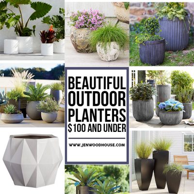 Beautiful Outdoor Planters $100 and Under