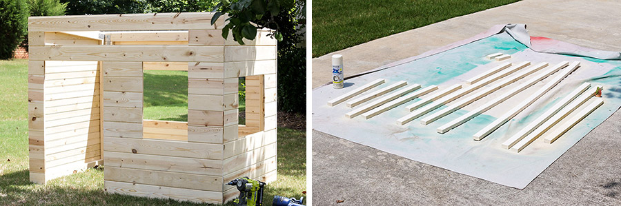 How to build a DIY kids playhouse