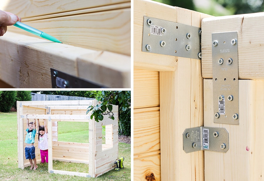 collapsible wooden playhouse