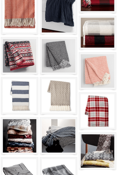Stay warm during these cooler months with these cozy throw blankets.