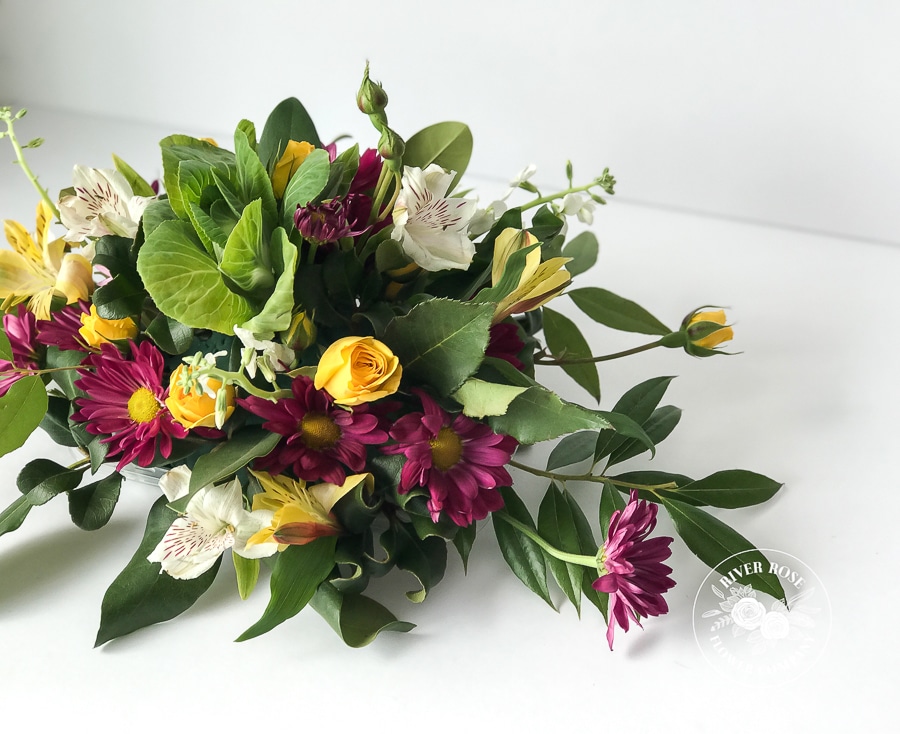 flower bouquet centerpiece