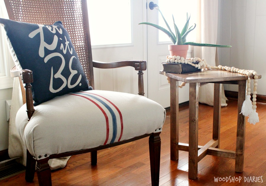 How To Build A Simple Diy Side Table With Just A Few Tools And Lumber