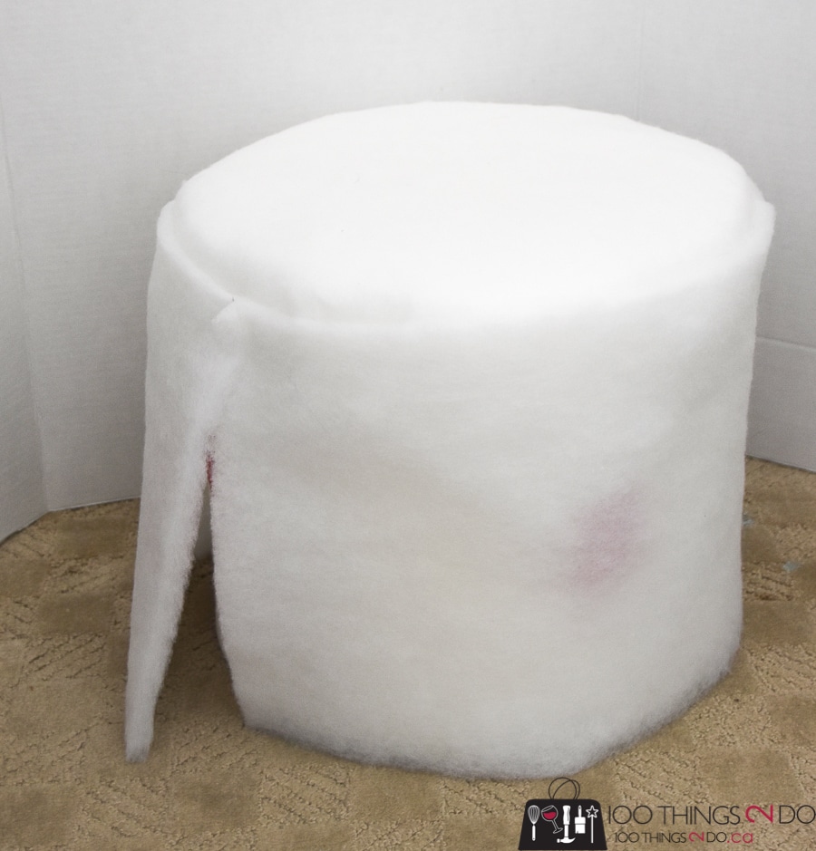 How To Make A Diy Upholstered Ottoman Footstool For 25