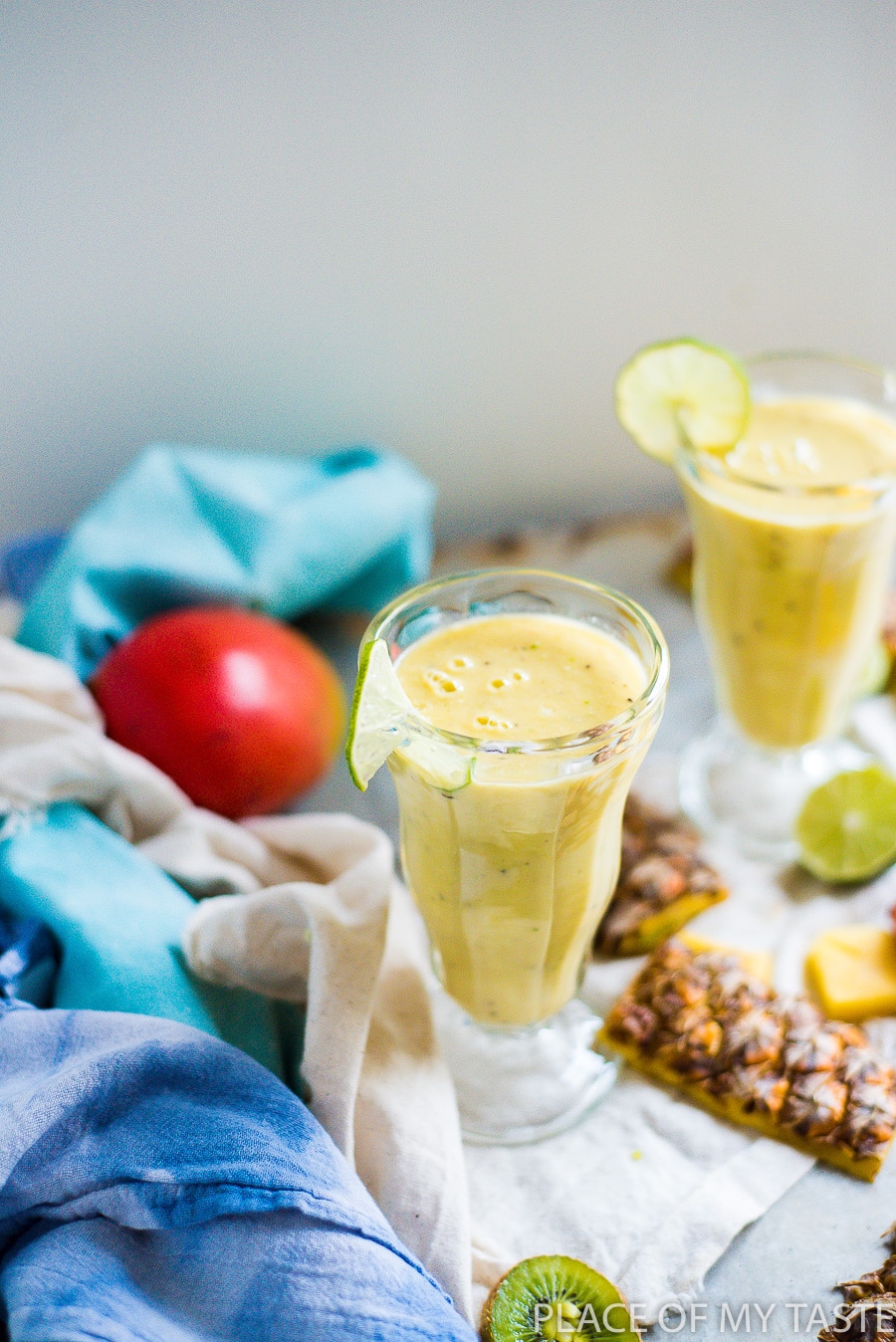 Mango Smoothie Recipe - fresh, easy, fast, delicious, and healthy