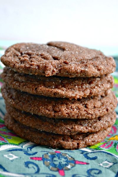 The BEST chewy chocolate cookies ever! Slightly crispy on the outside and chewy and fudgey on the inside! YUM!