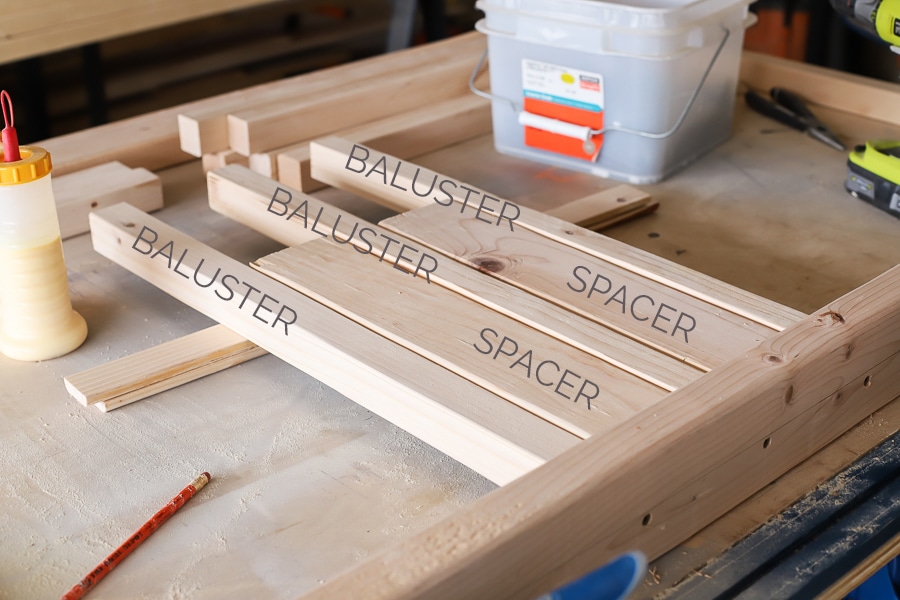 Loft bed railing assembly