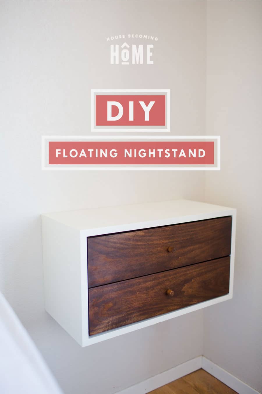 How To Build A Diy Floating Nightstand Full Tutorial And