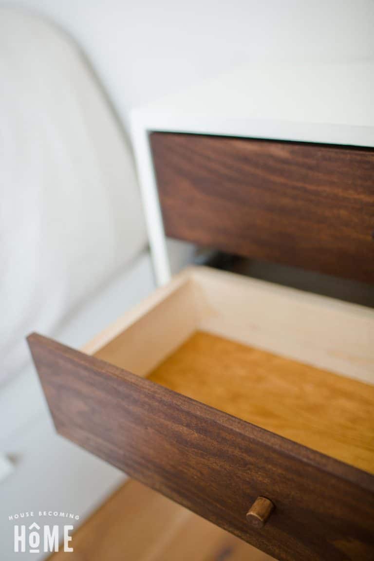 How to build a DIY floating nightstand full tutorial and instructions
