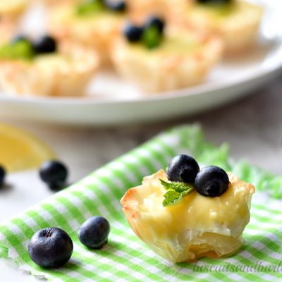Lemon Cheesecake Mini Tarts