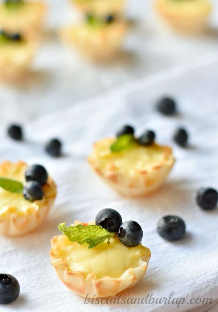 lemon cheesecake mini tarts