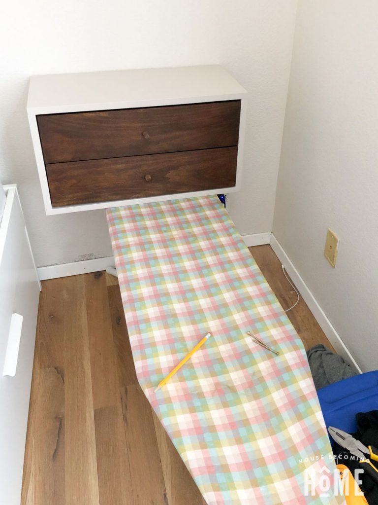How to build a DIY floating nightstand full tutorial and instructions