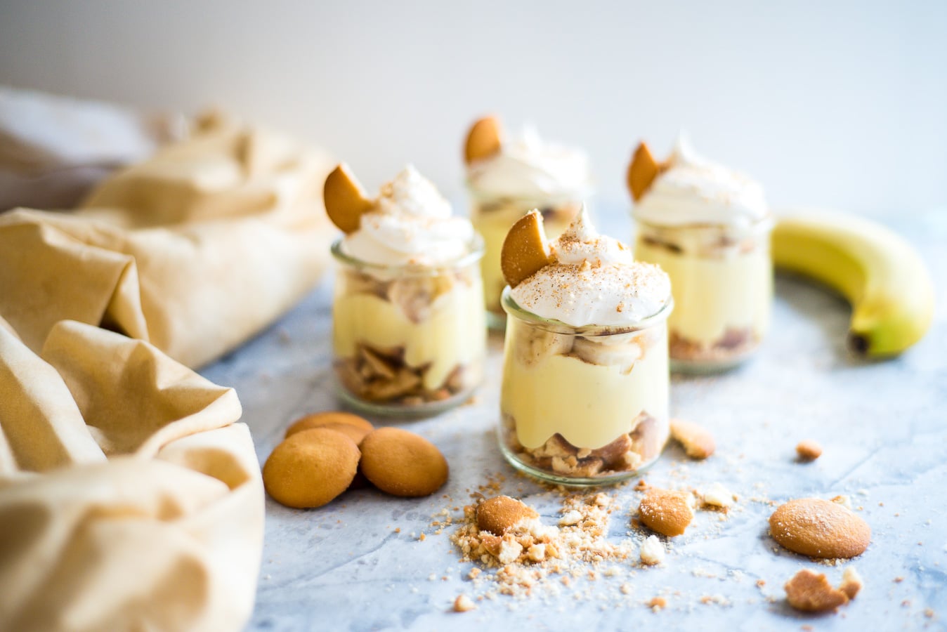 Vanilla Wafer Banana Pudding Jars