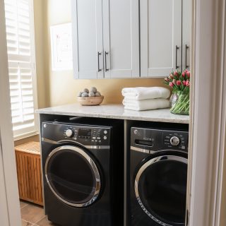Beautiful laundry room makeover with The Home Depot