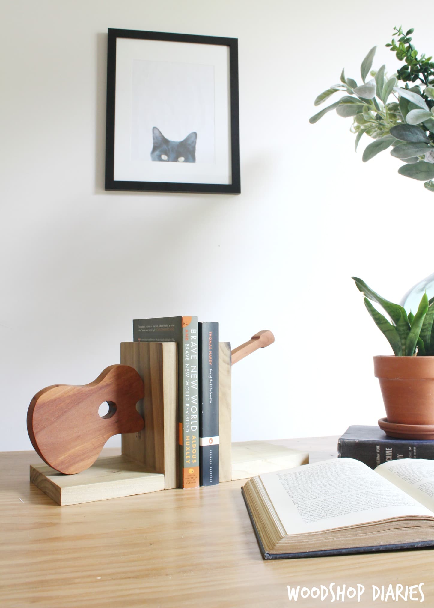 Make your Own DIY Bookends from Scraps and a Jig Saw