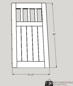 How To Make A DIY Garden Gate - Free building plans and tutorial